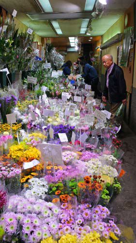 Flower stall